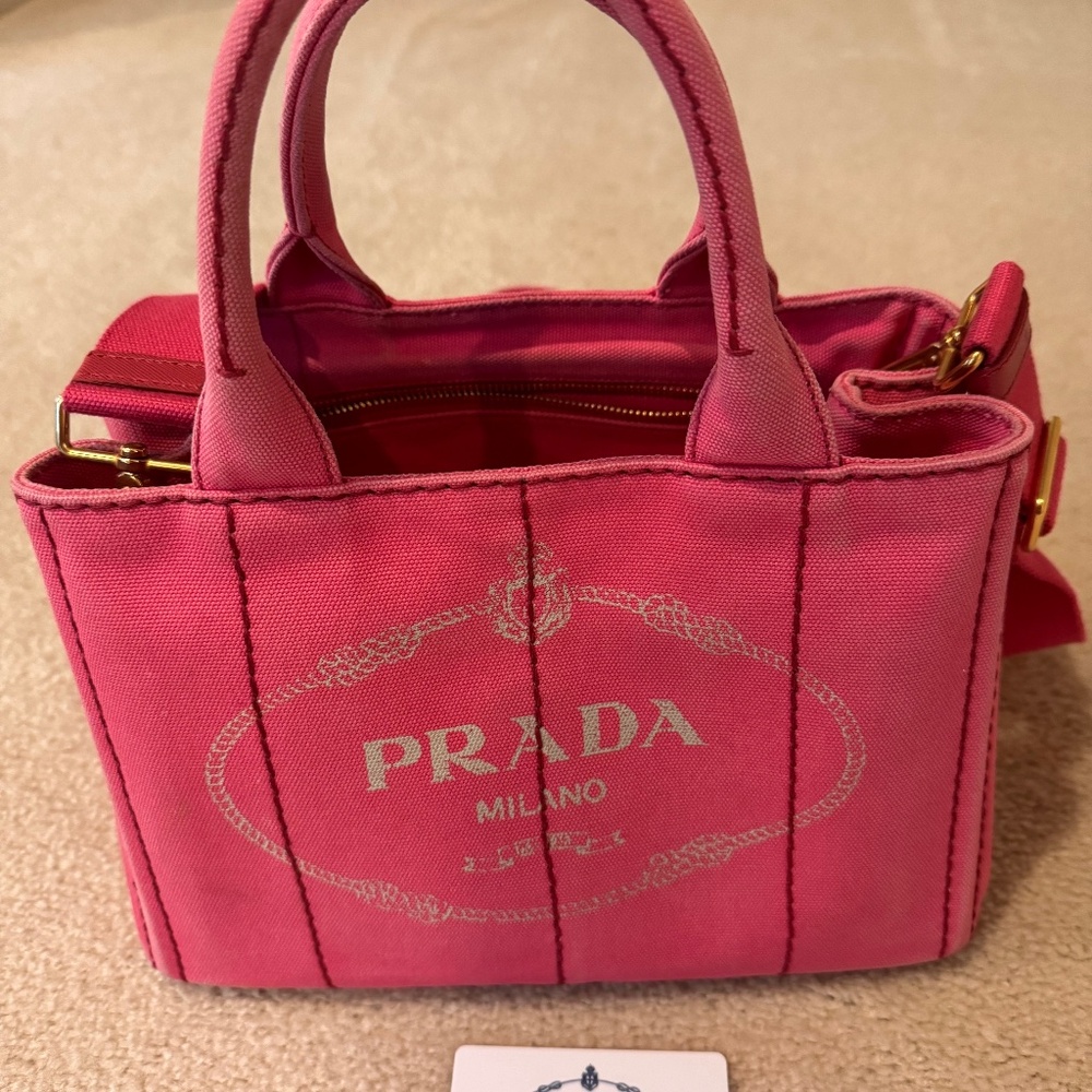Authentic Prada canapé bag